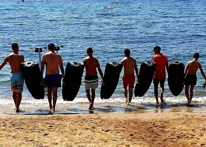 ECO GLISS SEABOB JEU AQUATIQUE EN GROUPE DANS LE VAR