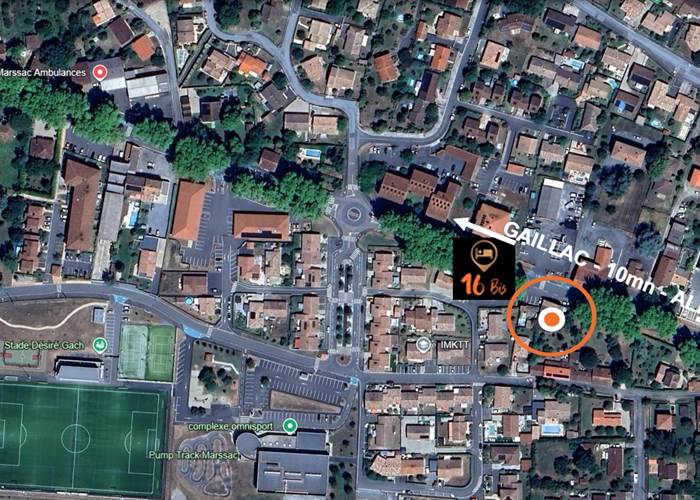 Le 16 bis gite-hôtel à Marssac sur Tarn aux portes d'Albi