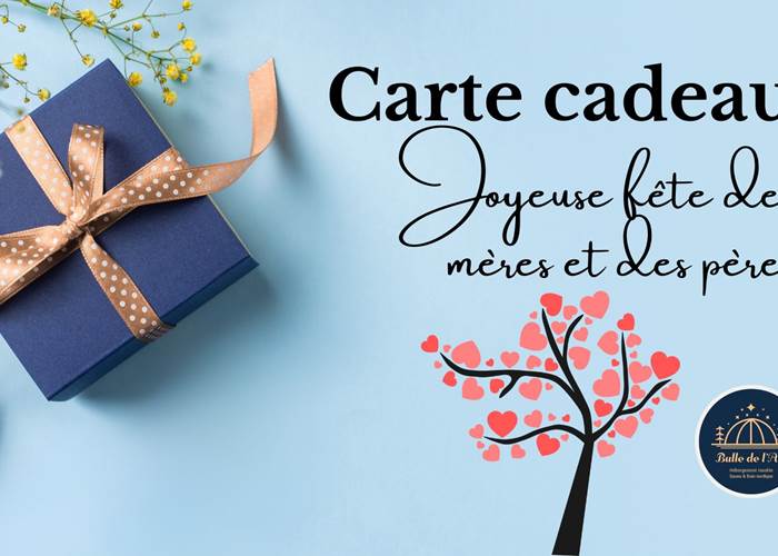 Carte cadeau fête des mères et fête des pères-news
