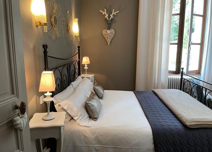 une chambre d'hôtes