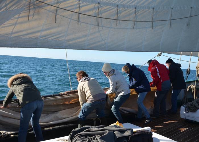 Manœuvre à bord du Corentin-page