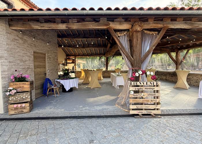 Espace couvert