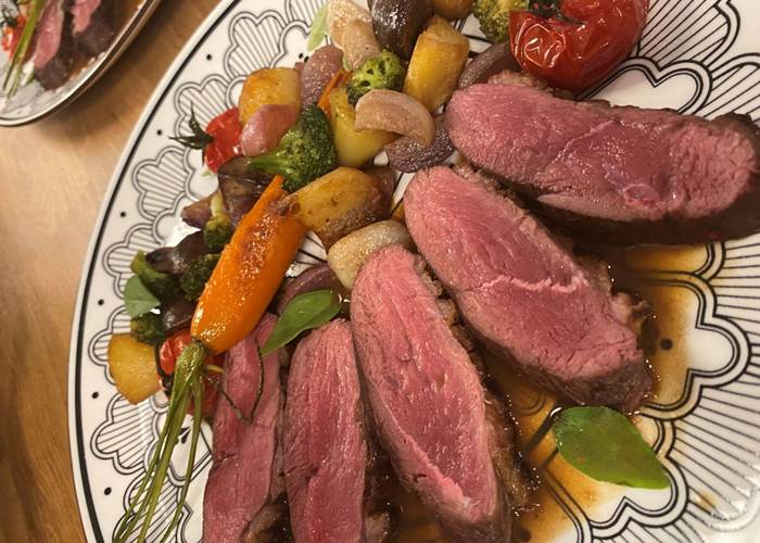 L'AUBERGE DU RANC: magret de canard