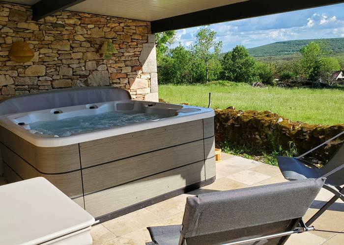 L'abri du spa.