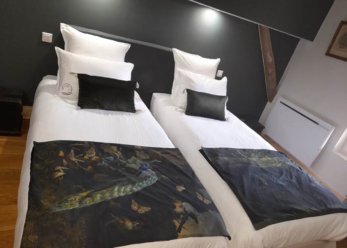 Chambre en lits jumeaux
