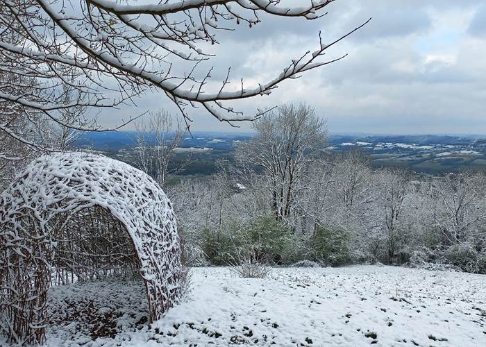 Neige à la Maison des Etoiles