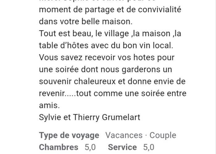 Les avis de nos hôtes 😍