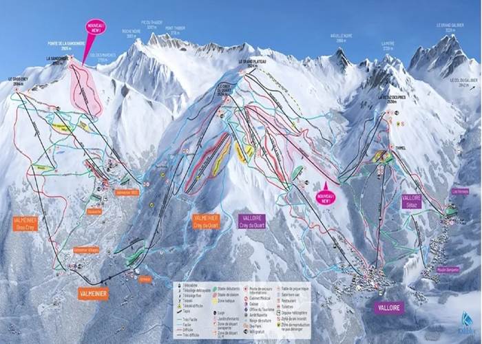 Le domaine skiable Galibier Thabor