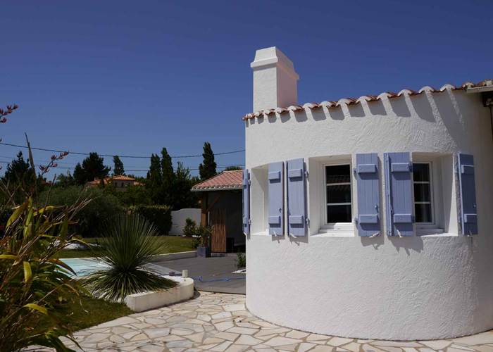 Jardin maison d'hôtes Une Escale à Pornic