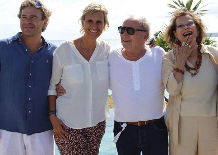 Francois, Catherine, Claude Brasseur et Claudia Cardinale