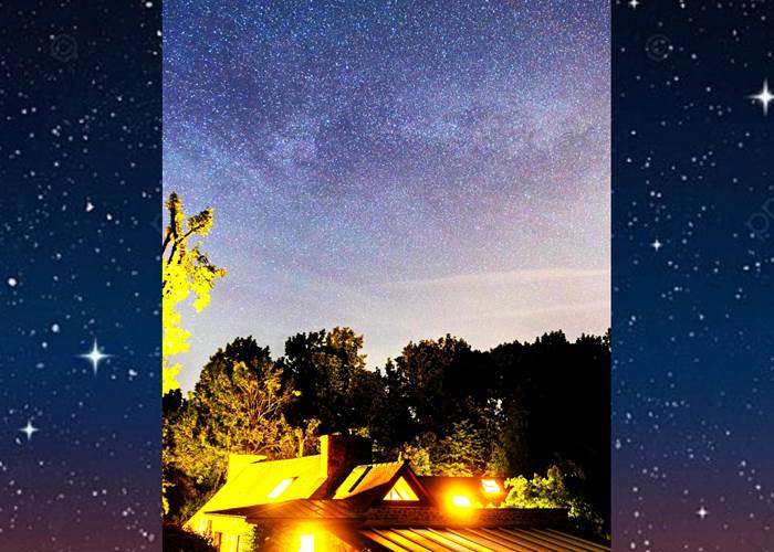 ciel étoilé à La Guyonnais