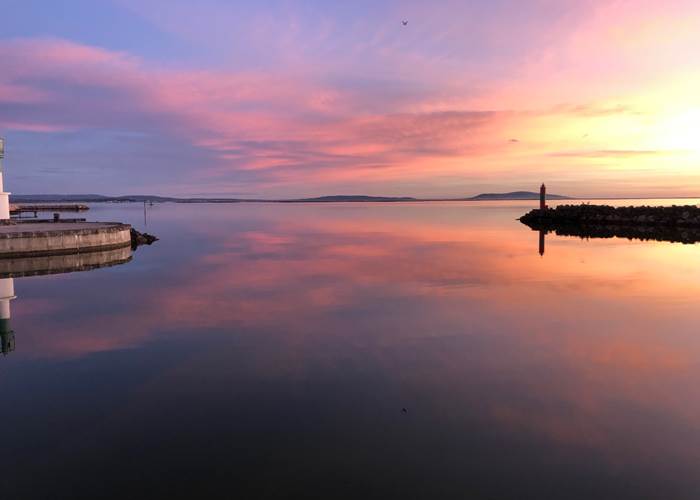 Sete from Marseillan Port
