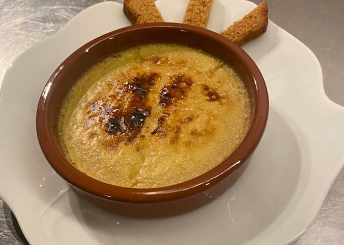 Créme brûlée au foie gras