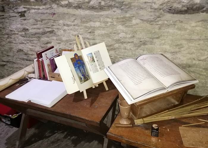 Espace pour l'animation scriptorium au Château féodal de La Roche-en-Ardenne