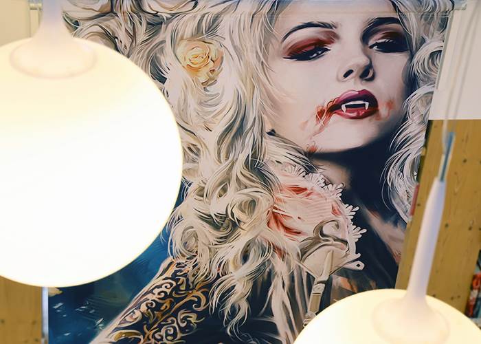 Bruno Wagner, Yayashin, Exposition à la bibliothèque de Gourdon, Graphiste & Illustrateur de Fantasy