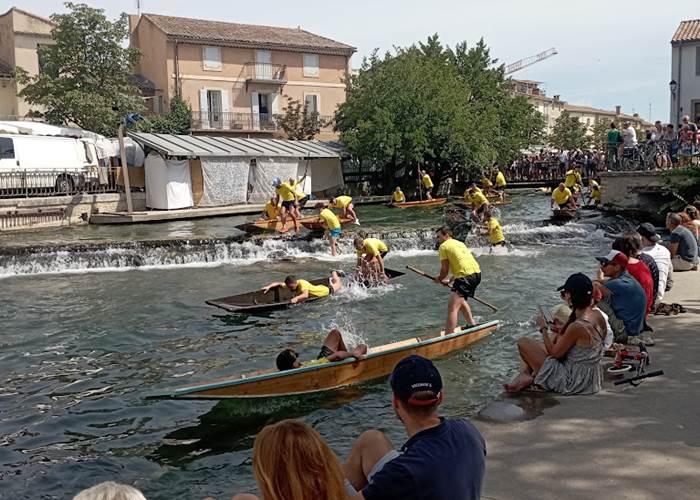Course de nego à l'Isle sur la sorgue