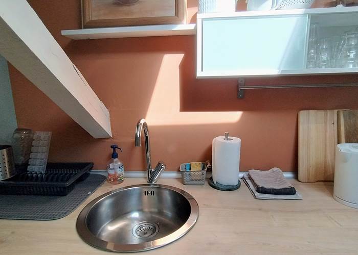Espace cuisine, évier studio 16 bis Marssac, Albi, Gaillac