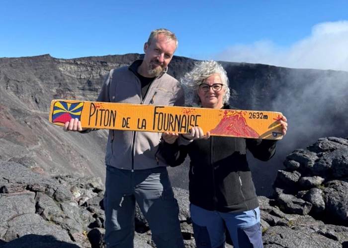 Le piton. de la fournaise