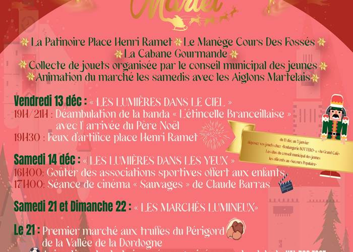 Programmation; Un Noël à Martel