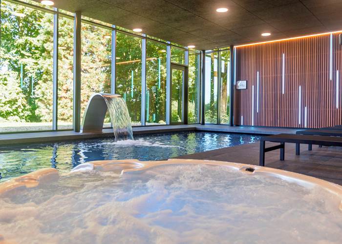 Jacuzzi and swimming pool