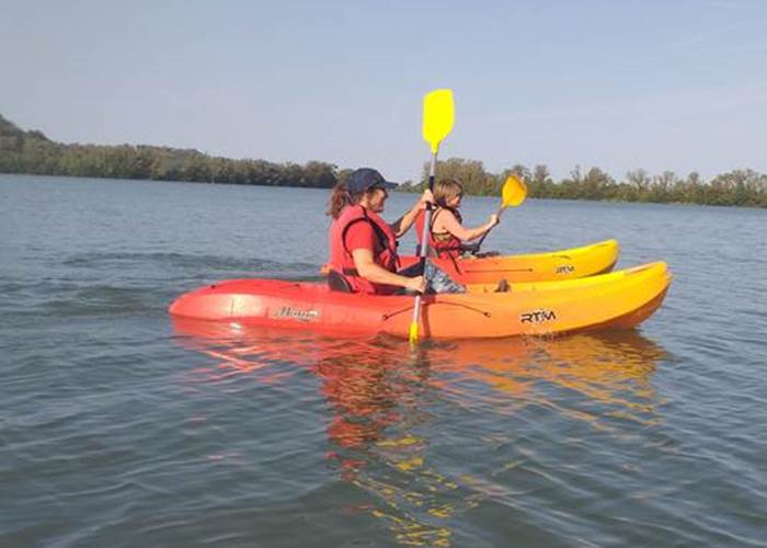 Descente encadrée en canoë
