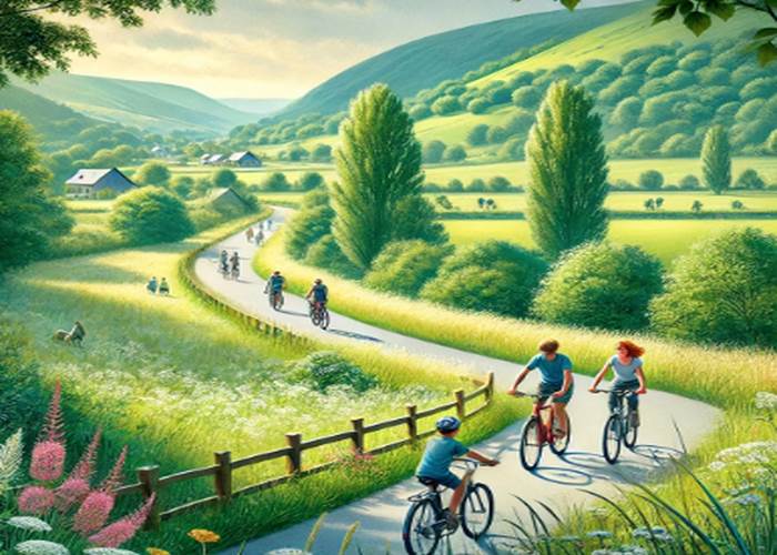 Deux pas de voie verte et La Vélo buissonnière au petit vivoin