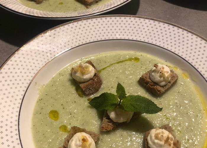 L'AUBERGE DU RANC: Gaspacho de concombre