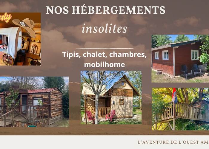 Syl-Vallée Western Village ,hébergement insolite