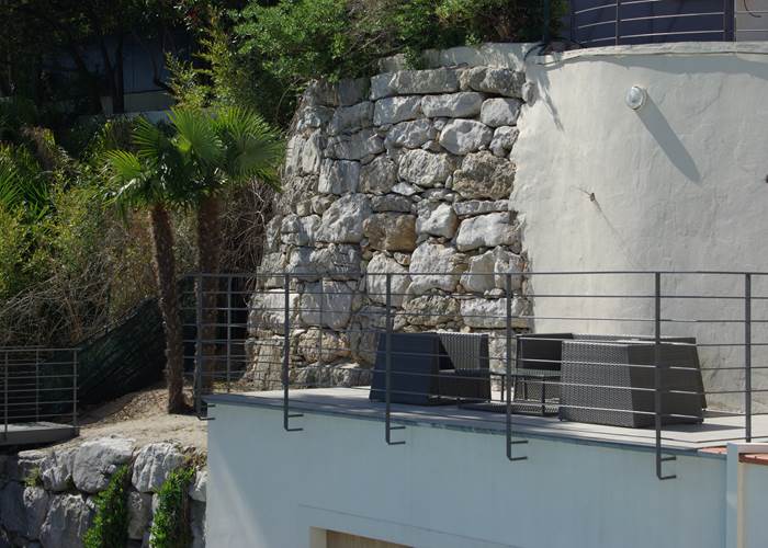 salon sur terrasse Pool-house Golfe Juan