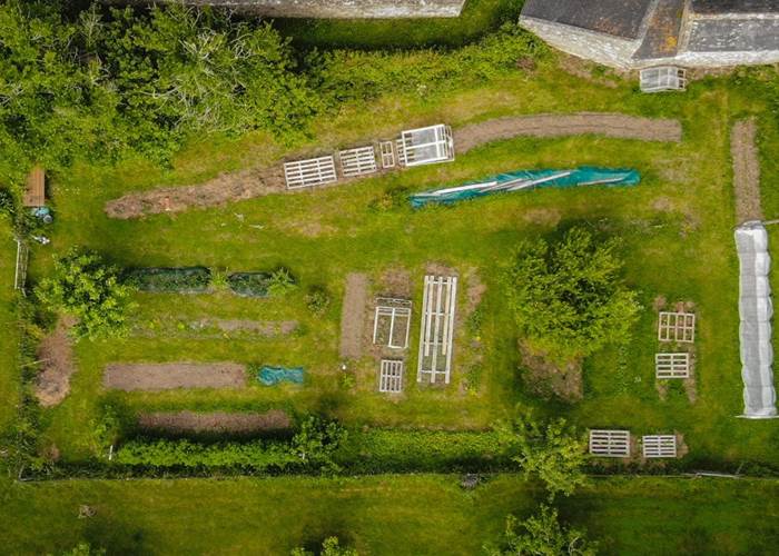 Le potager du quartier d"hiver
