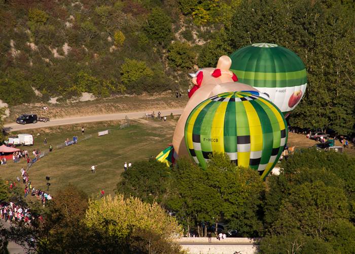 Montgolfiades à Rocamadour
