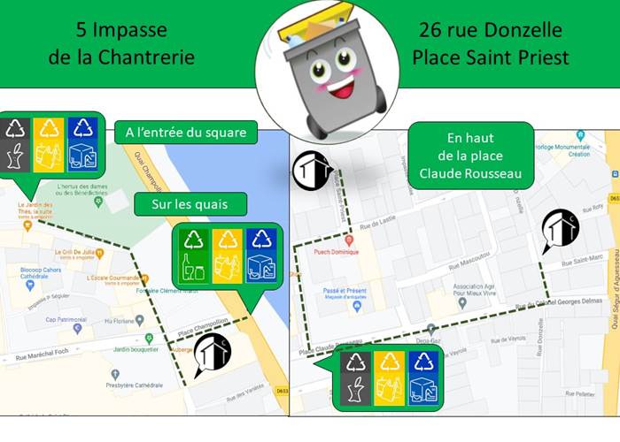 Plan poubelles