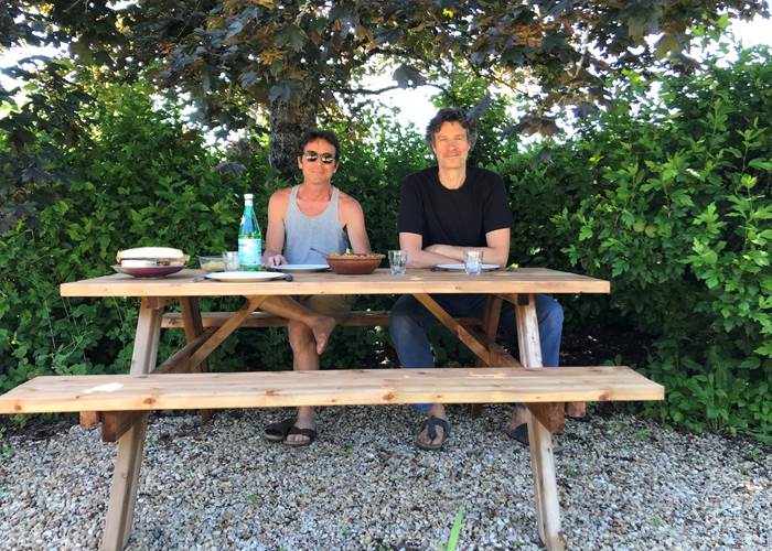 les propriétaires: Franck et François