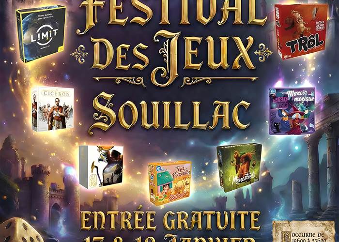 Le Château de Saint-Chamarand au festival de jeux de Souillac