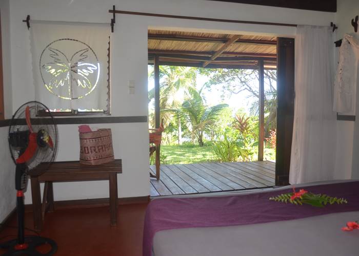 lagon vu de la chambre