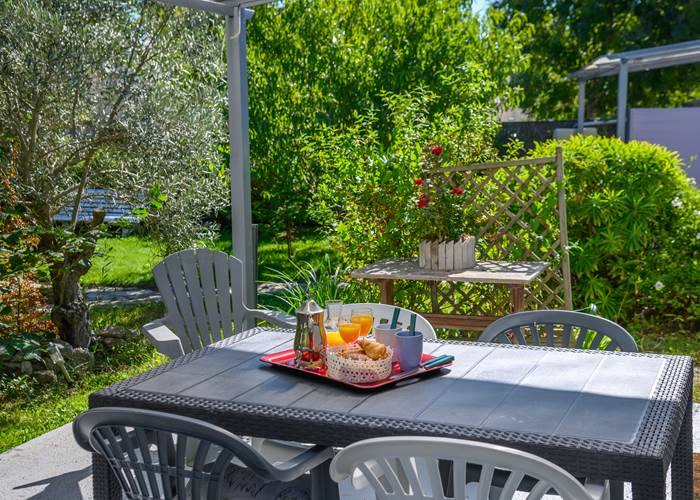 Terrasse sur jardin