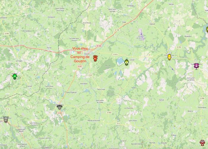 Terra Aventura à proximité du Camping de la Voueize à Gouzon