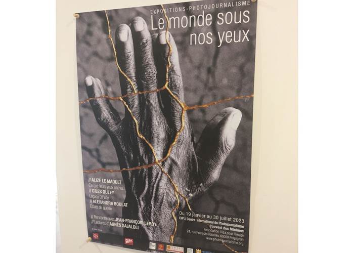 Affiche au mur dans la Chambre Noire au Cèdre 1830