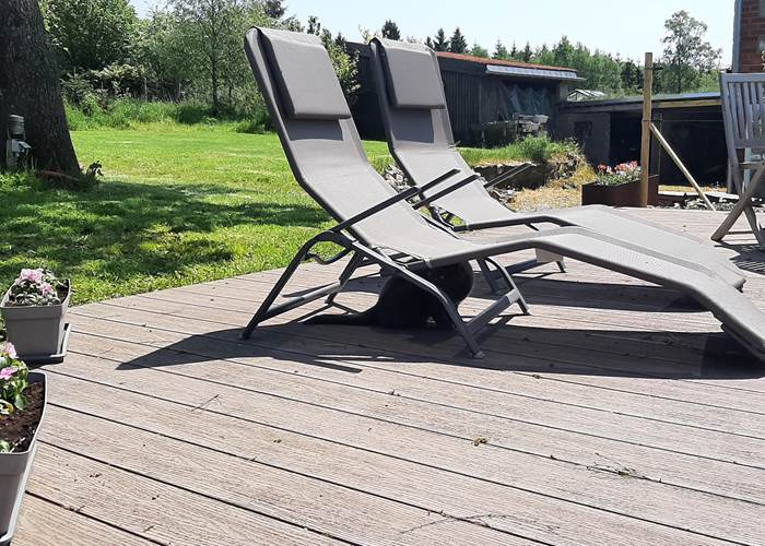 Terrasse des hébergements
