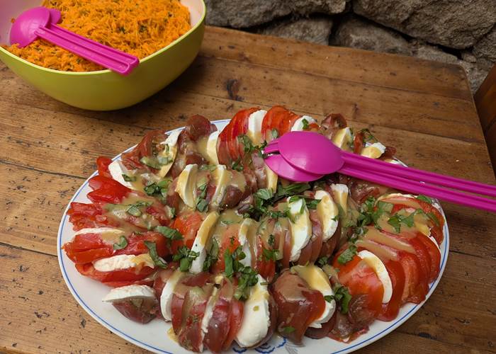 Tomates mozarella, producteur du village