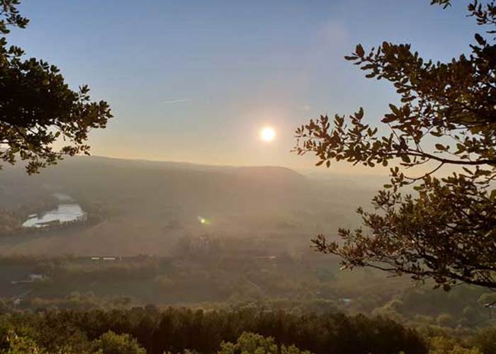 Vue sur les coteaux