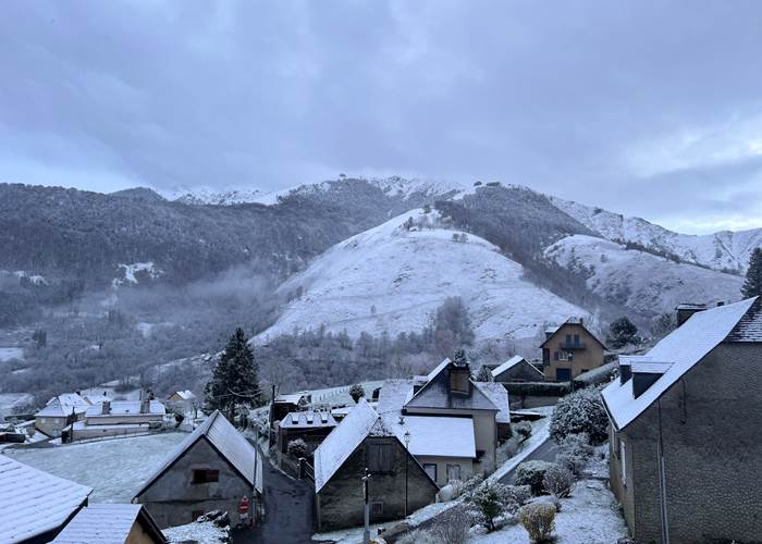 Gazost sous la neige