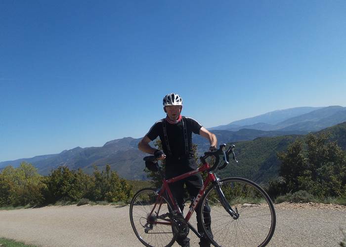 Auberge de 30 pas cyclo au sommet