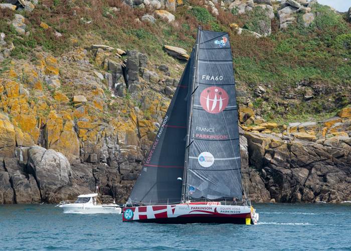 Skipper Cancalais Équipe Voile Parkinson Class40