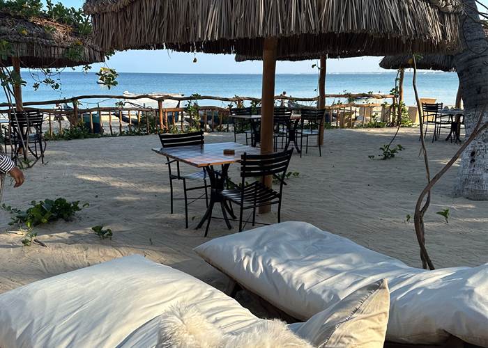 Vue du restaurant de Vovotelo Lodge-page