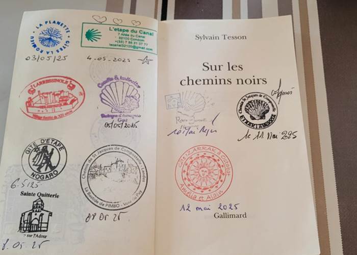 TESSON COMPOSTELLE OSTABAT HOTEL GR65 PAYS BASQUE
