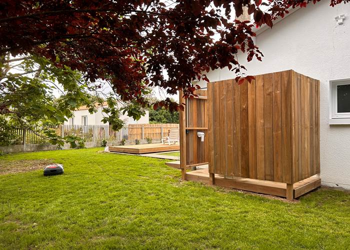 L'espace douche / WC de Maison Ginette