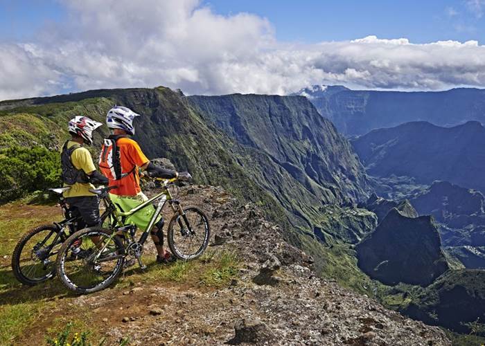 L'Orée du Maïdo - descente du Maïdo en VTT