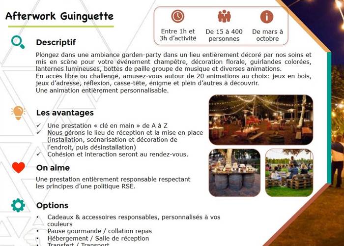 Afterwork Guinguette