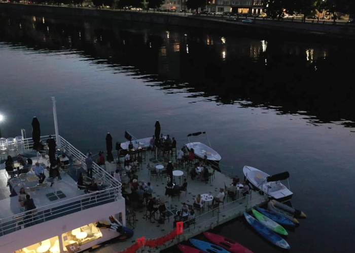 Terrasse-soir - Les Capitaineries de Namur